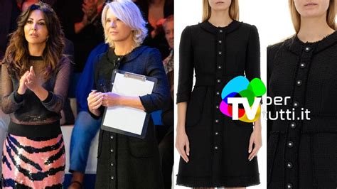 Vestito Maria De Filippi C’è Posta seconda puntata  .